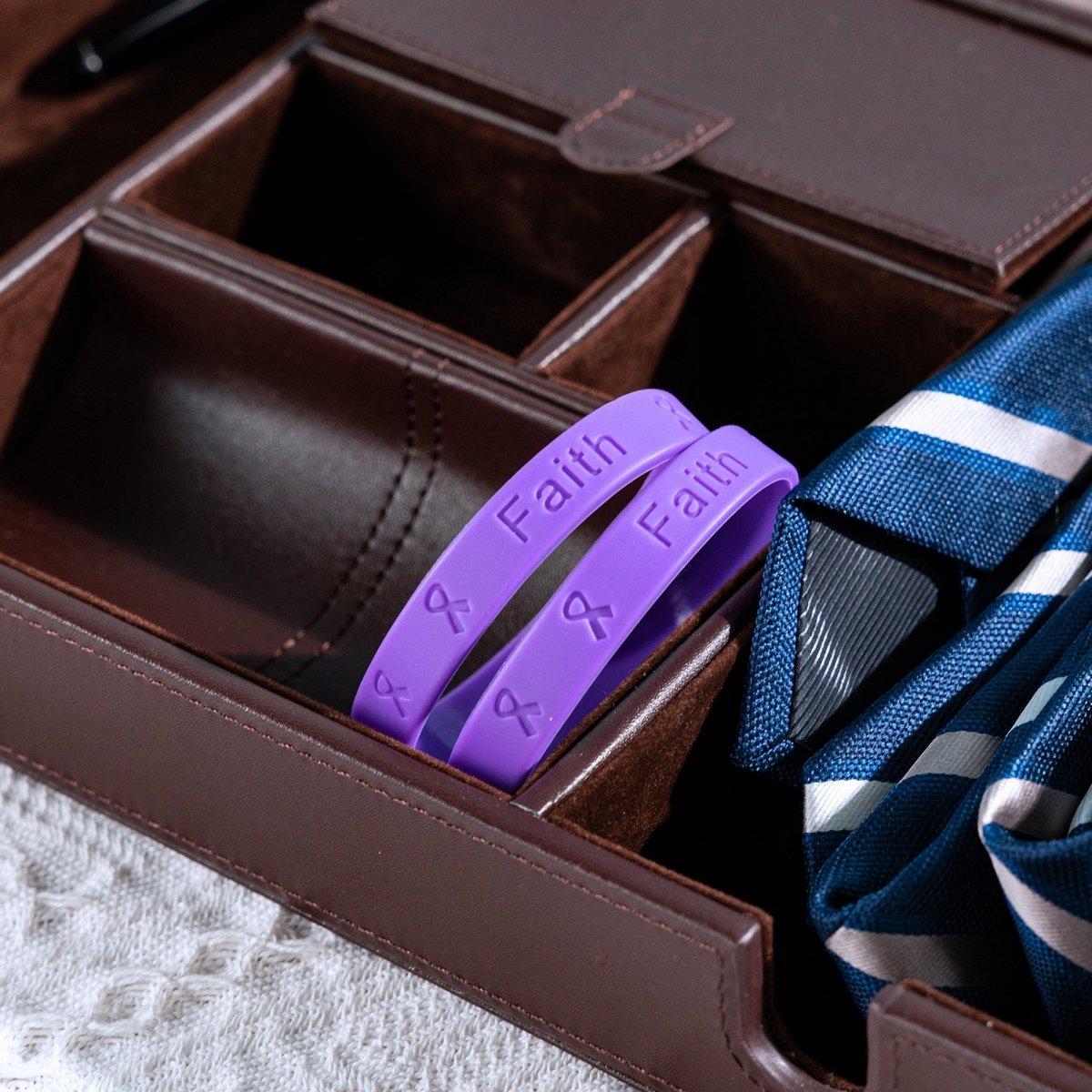 Purple Awareness Silicone Bracelet Wristbands