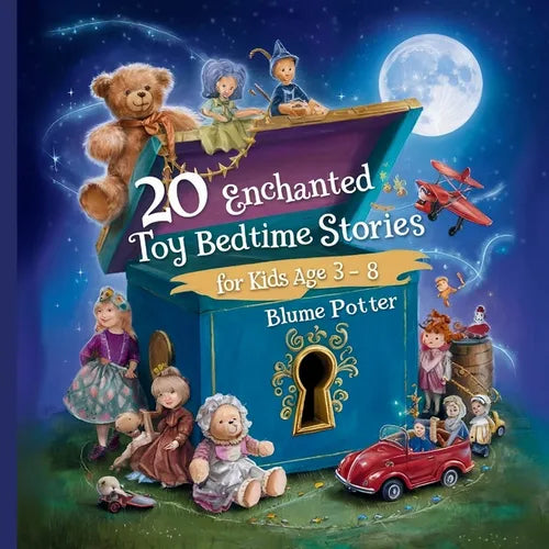 20 Enchanted Toy Bedtime Stories For Kids Age 3 - 8 - Paperback