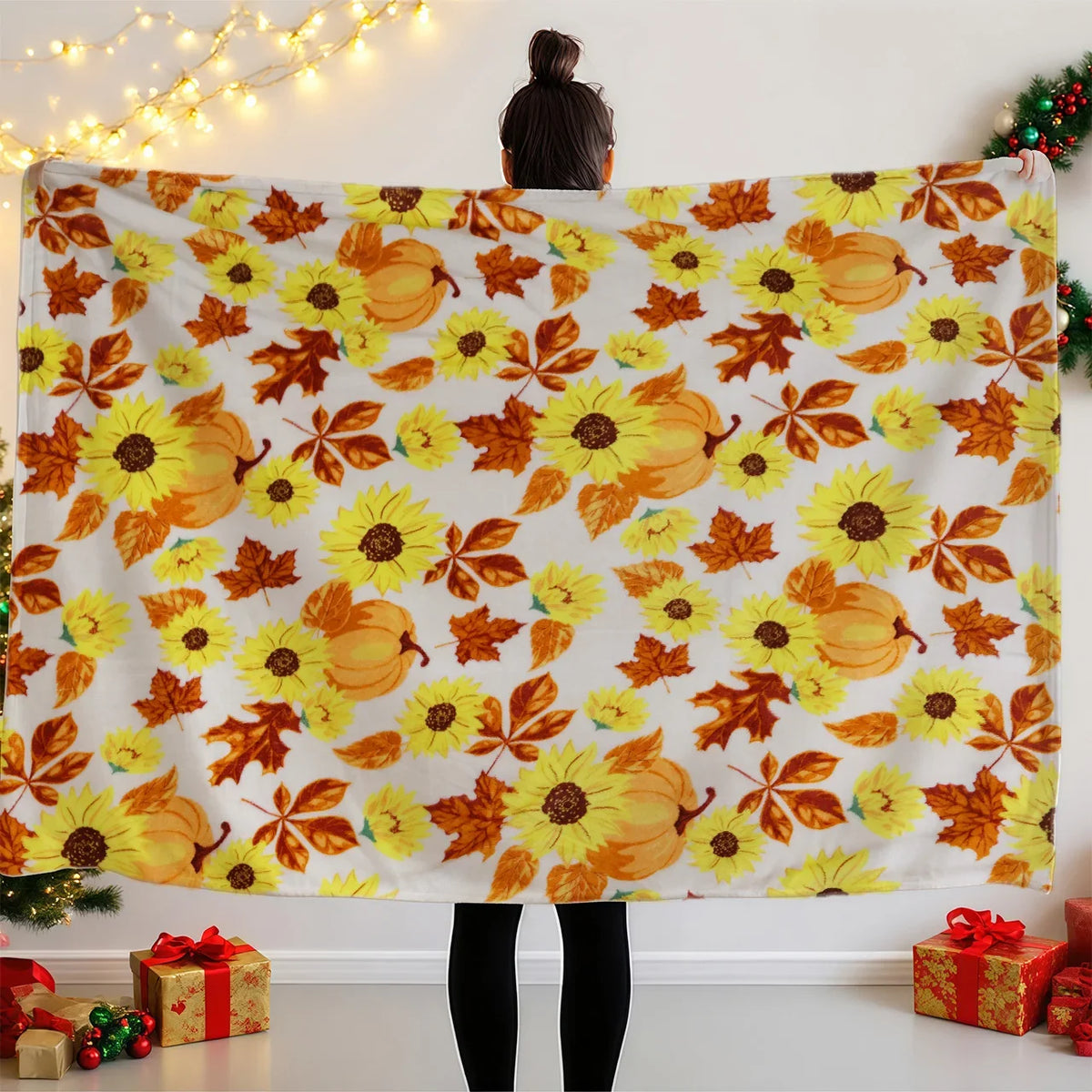 Knit Throw Blanket – Soft 3 lb Cartoon Pattern for Cozy Relaxation