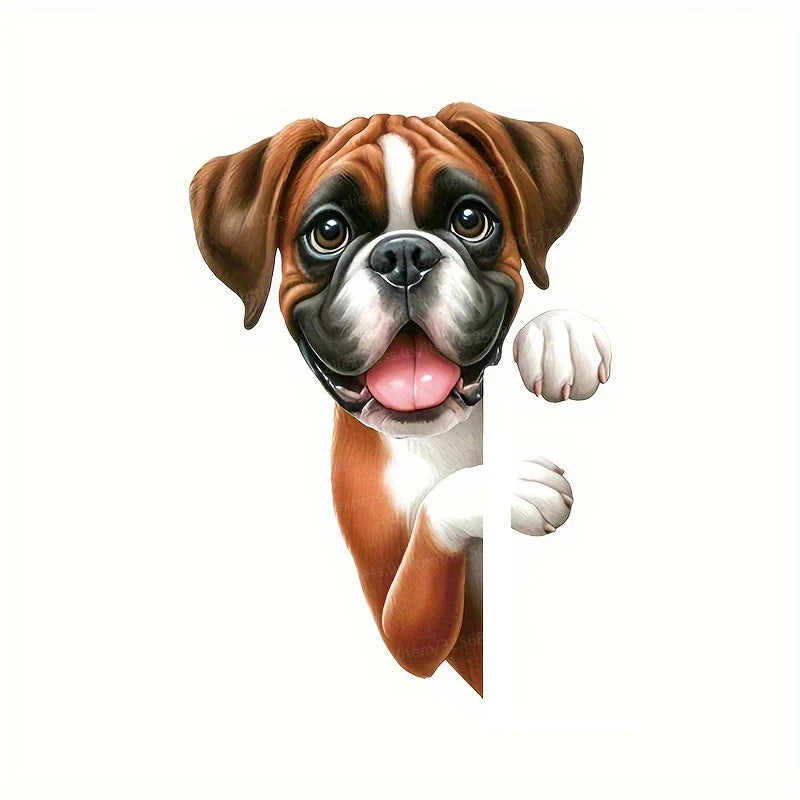 Cute Puppy Stickers for Room Decor | Removable Wall Decals