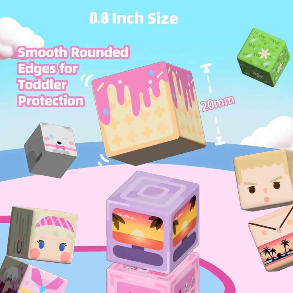 Magnetic Building Blocks Mine World Castle & Villa STEM Construction Set