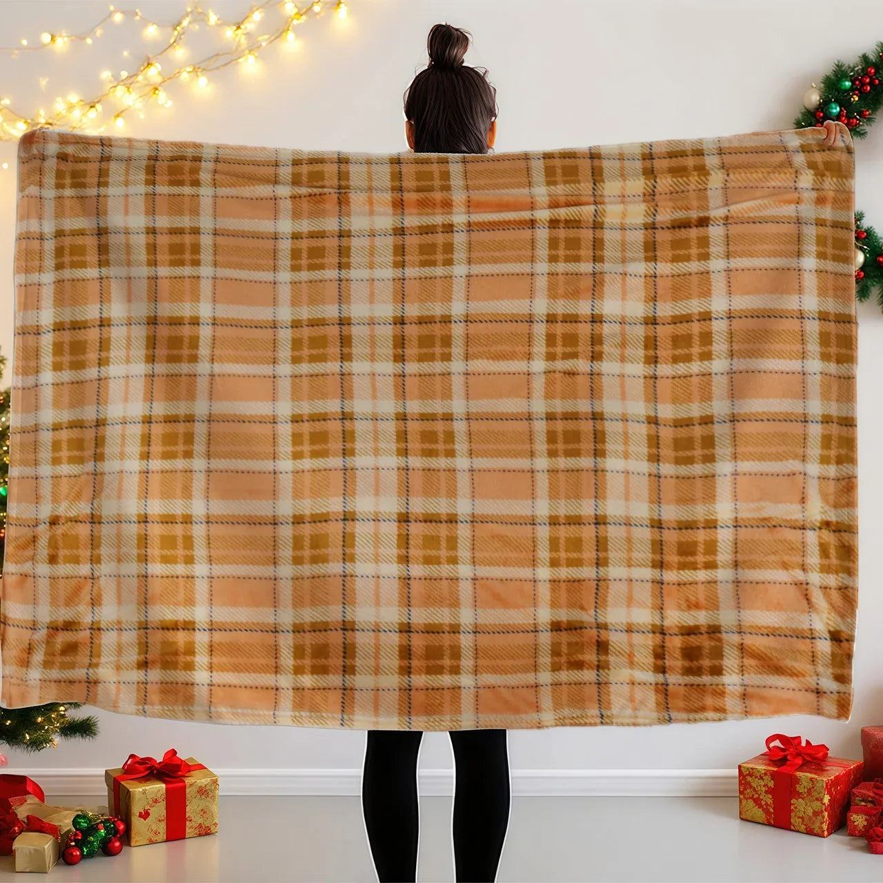 Knit Throw Blanket – Soft 3 lb Cartoon Pattern for Cozy Relaxation