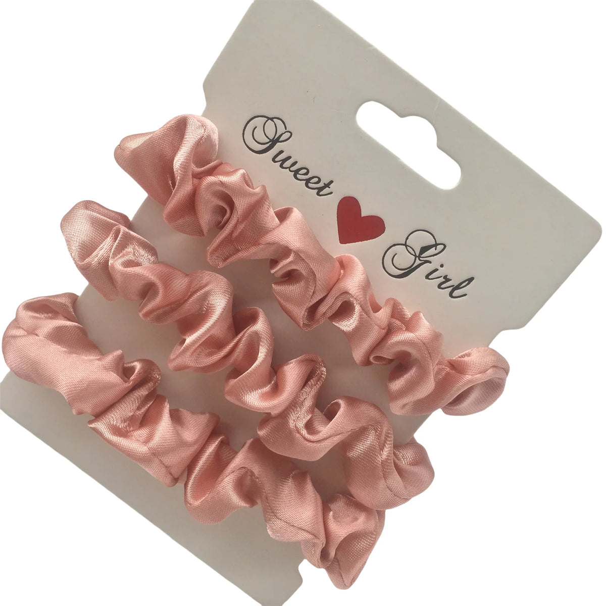 3/5/6 Pcs Silk Satin Scrunchies Set for Women – Elegant Solid Color Hair Bands | Soft Elastic Ponytail Holders & Hair Accessories