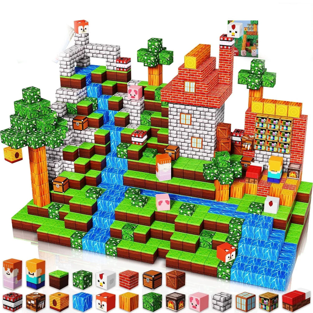 Sensory Montessori Magnetic Stacking Cubes