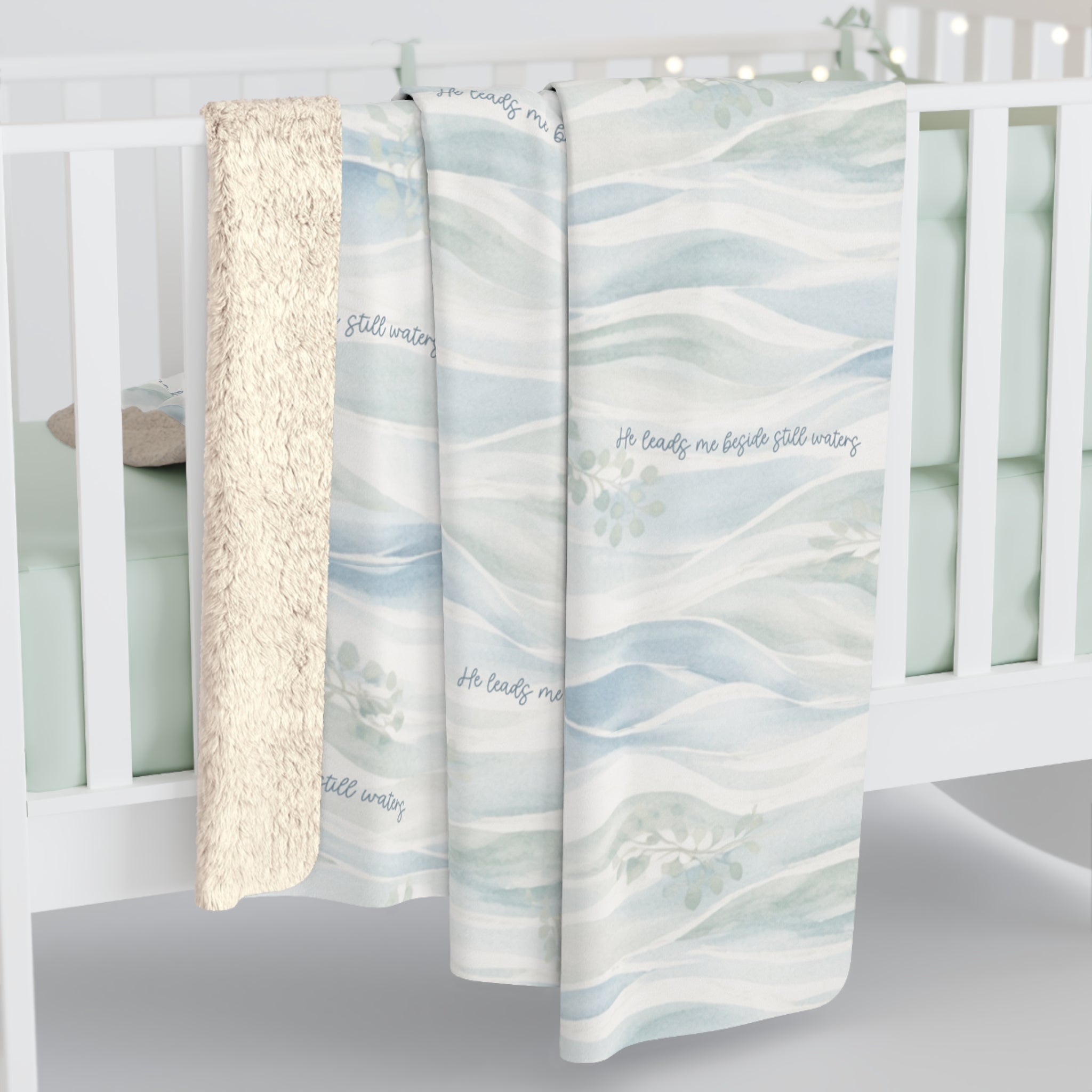 Still Waters Sherpa Blanket
