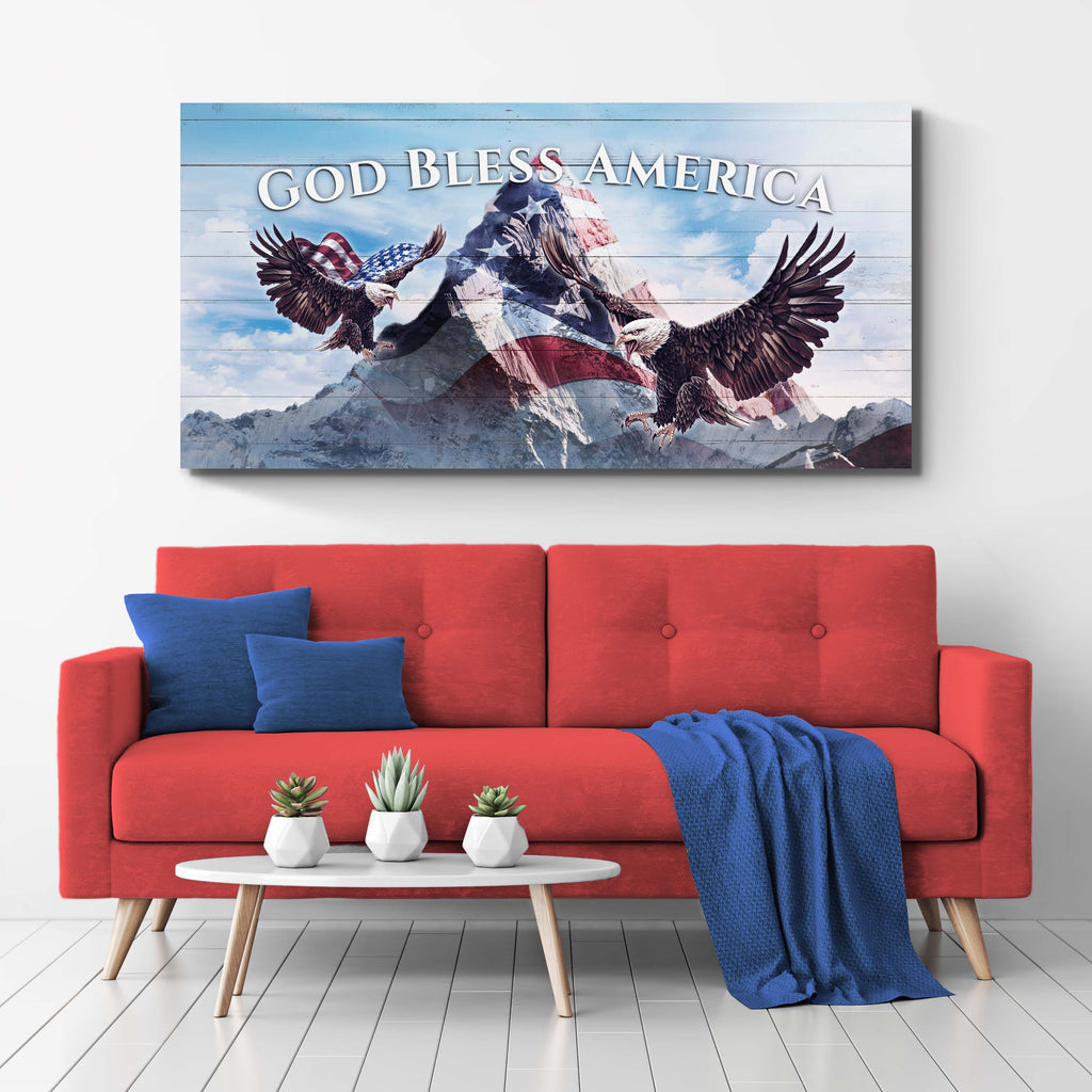 God Bless America Sign