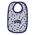 Texas Christian University Polka Dot Bib