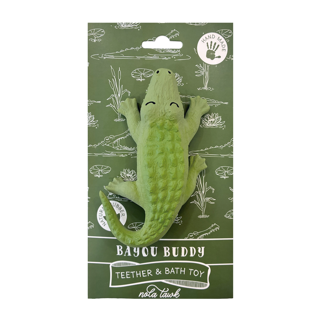 Bayou Buddy Gator Teether & Bath Toy