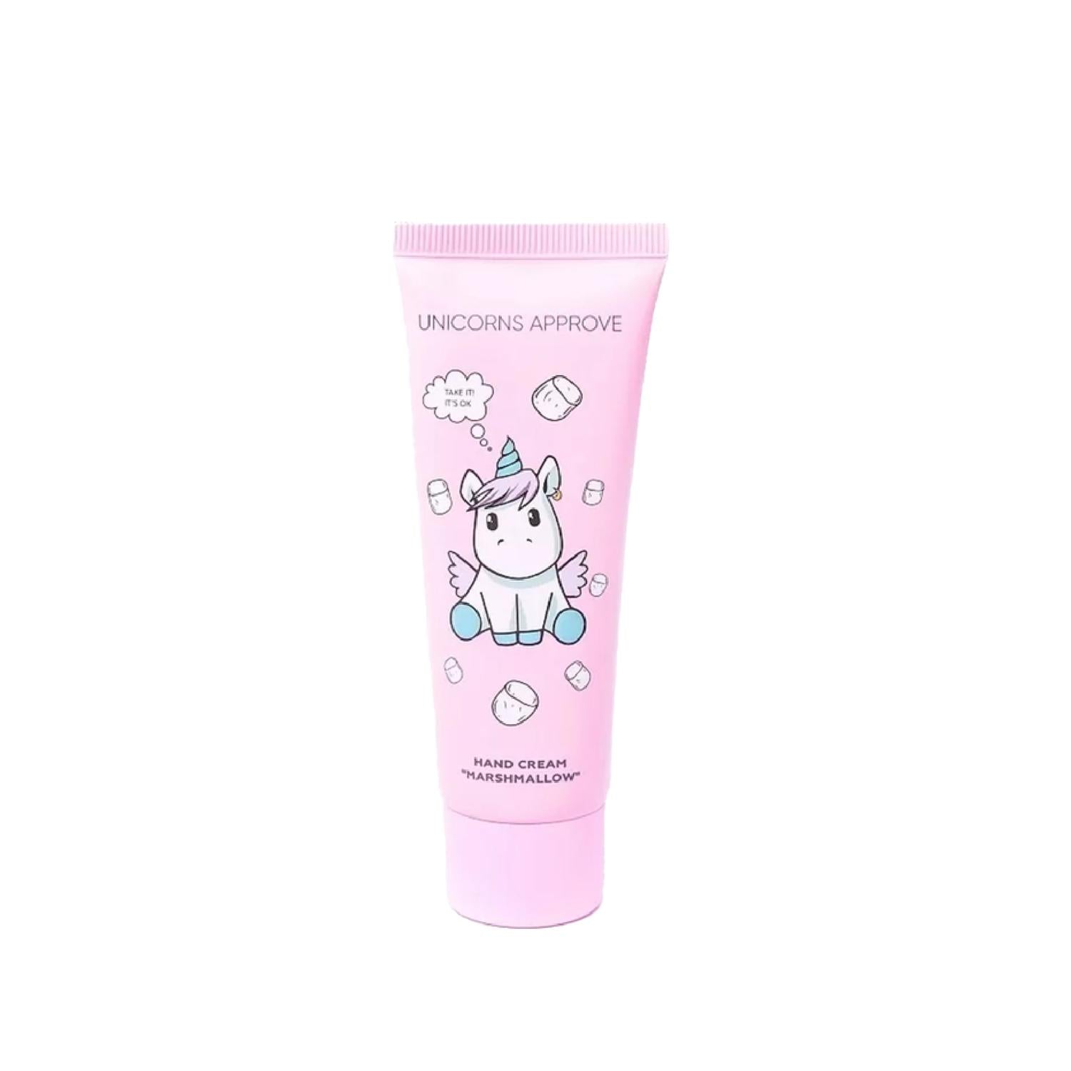Soda Unicorn Hand Cream Marshmallow Cream - 50ml Luxury Skincare, Marshmallow Scented Moisturizer for Dry Skin, Nourishing Cosmetic Cream by Soda Unicorn