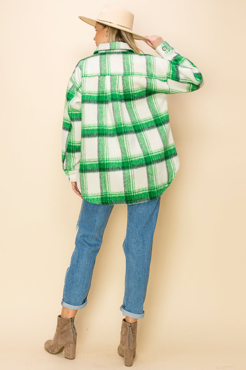 WK0049 Brushed Flannel Jacket