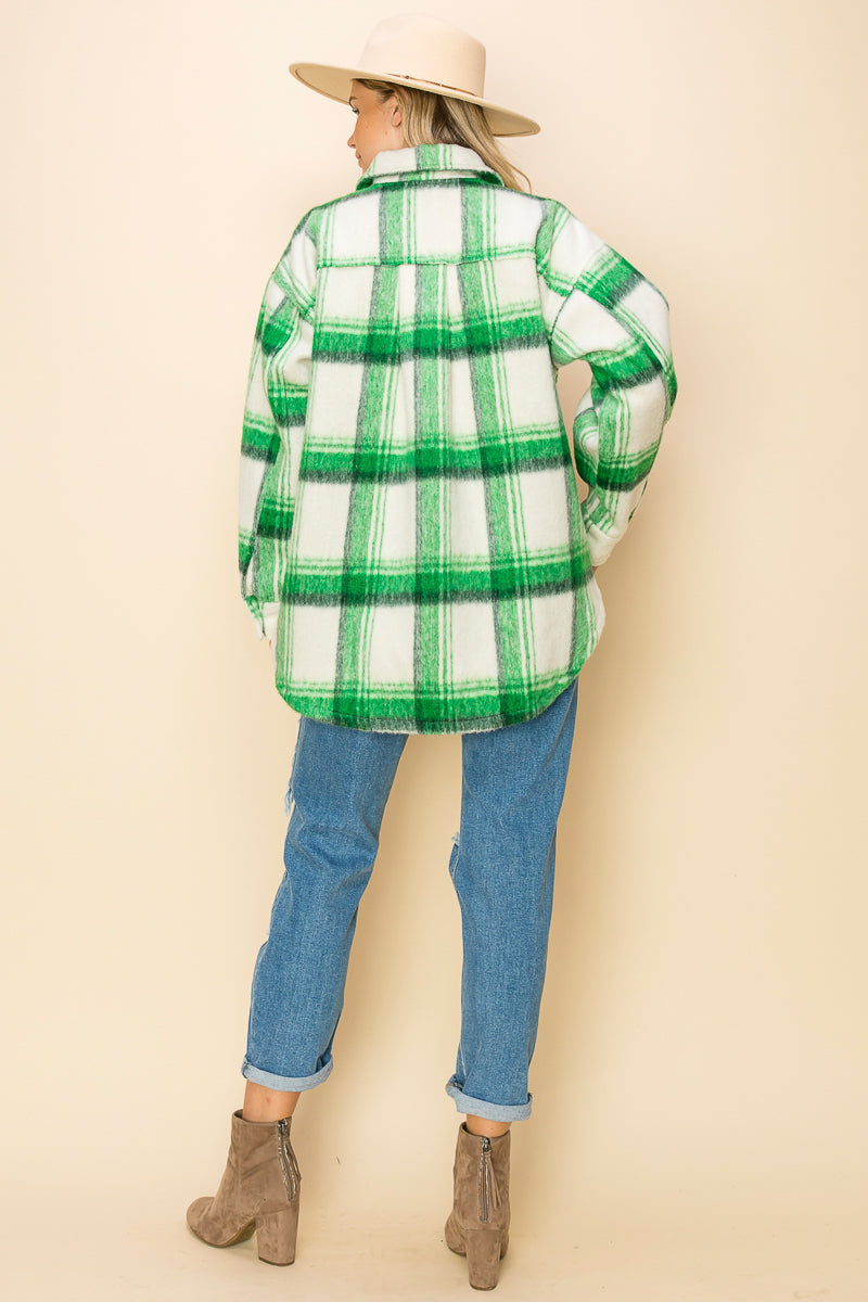 WK0049 Brushed Flannel Jacket