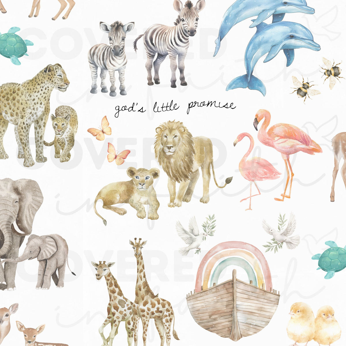 God's Little Promise Bamboo Footed Onesie Pajama