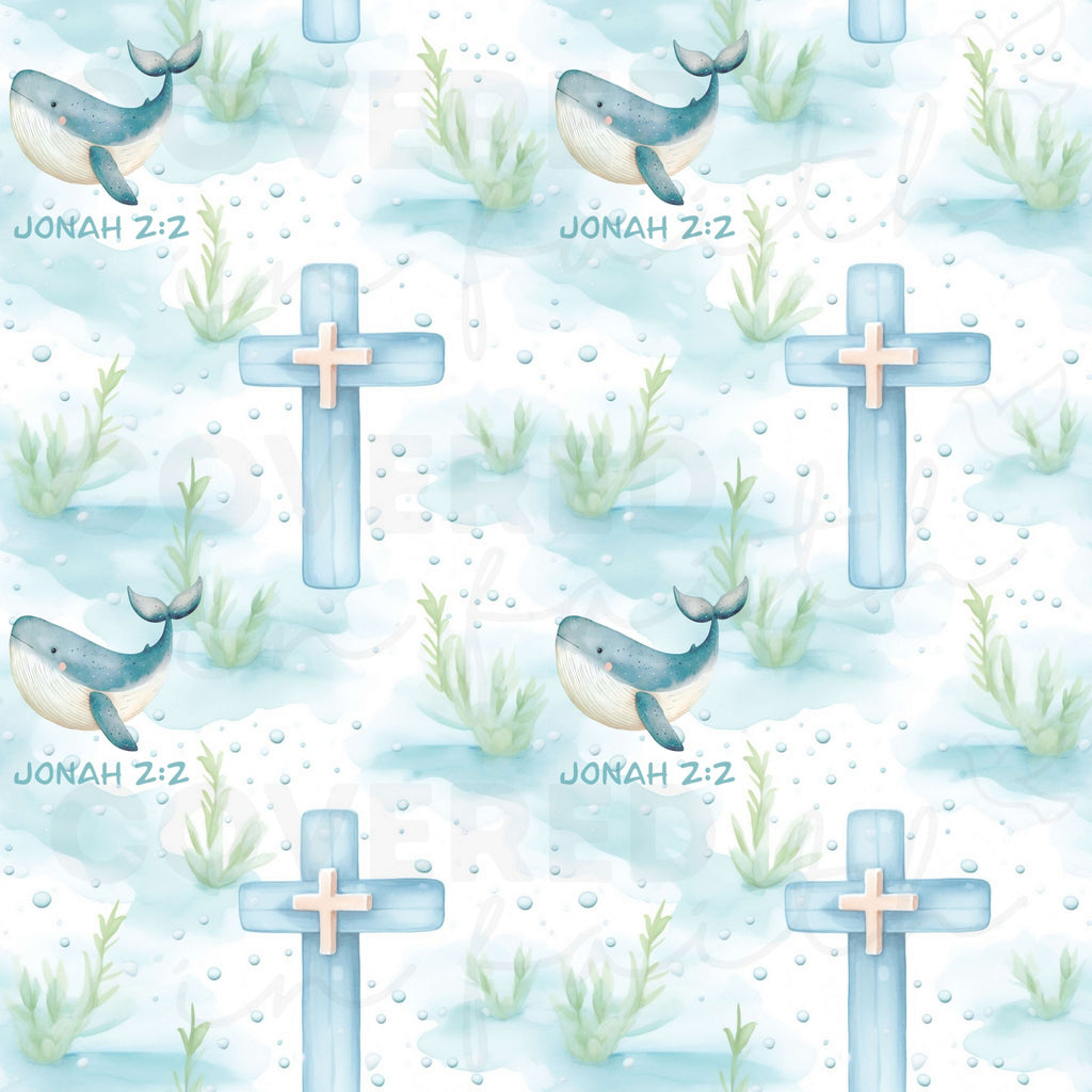Inspired Jonah 2:2 Fleece Blanket