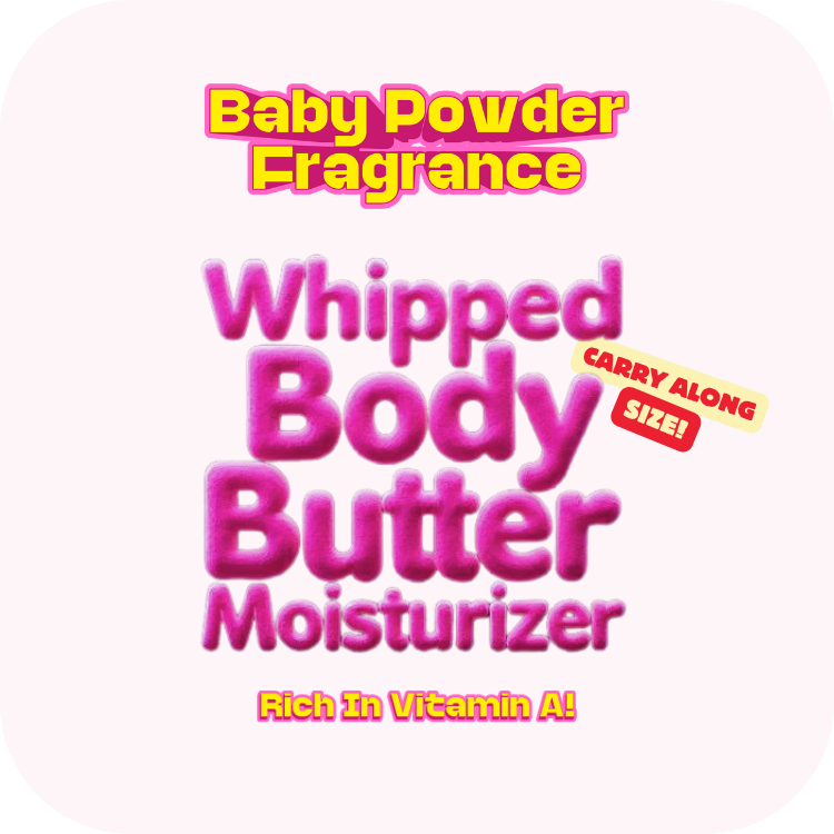 Whipped Body Butter Moisturizer Baby Powder Scent 2 oz 2 Pk