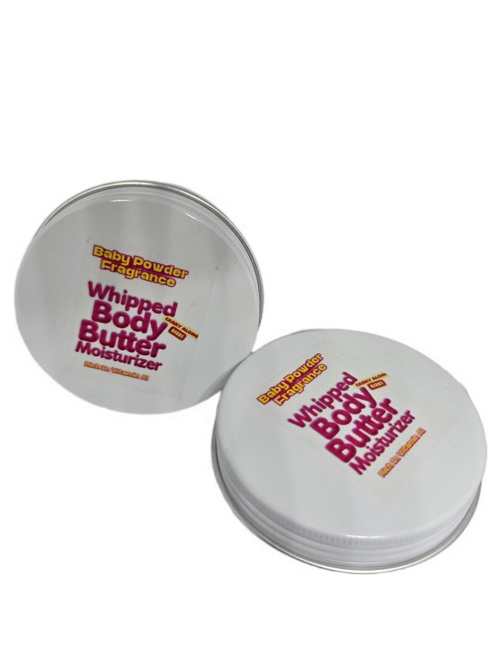 Whipped Body Butter Moisturizer Baby Powder Scent 2 oz 2 Pk