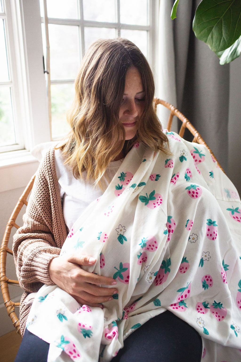 Wild Strawberries Everything Blanket