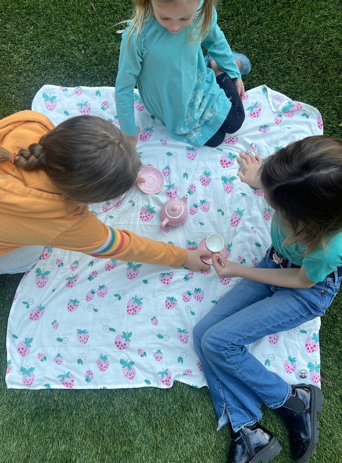 Wild Strawberries Everything Blanket