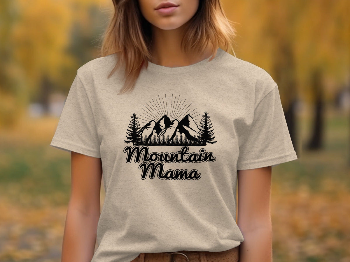 Mountain Mama Adventure Design Ideal Mother's Day T-Shirt