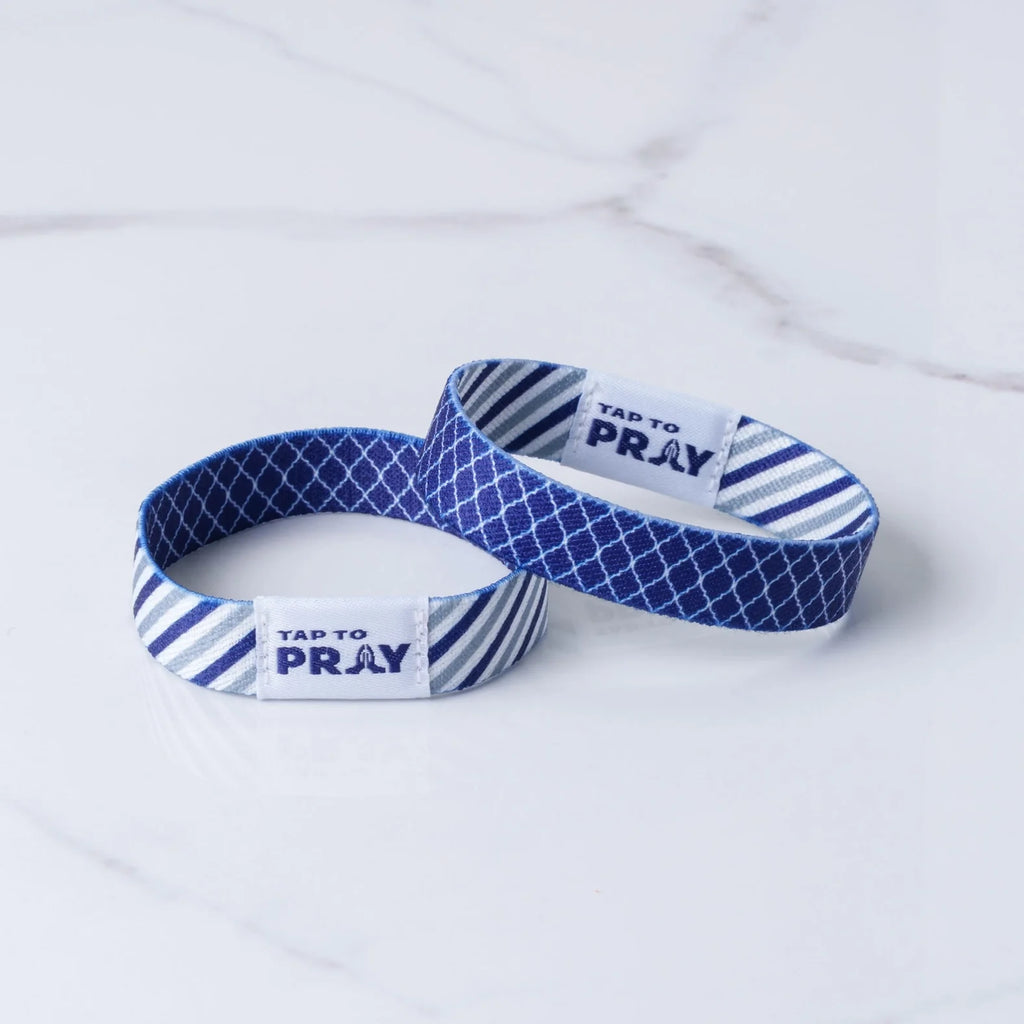 Graphite & Ink Tap to Pray Wristband