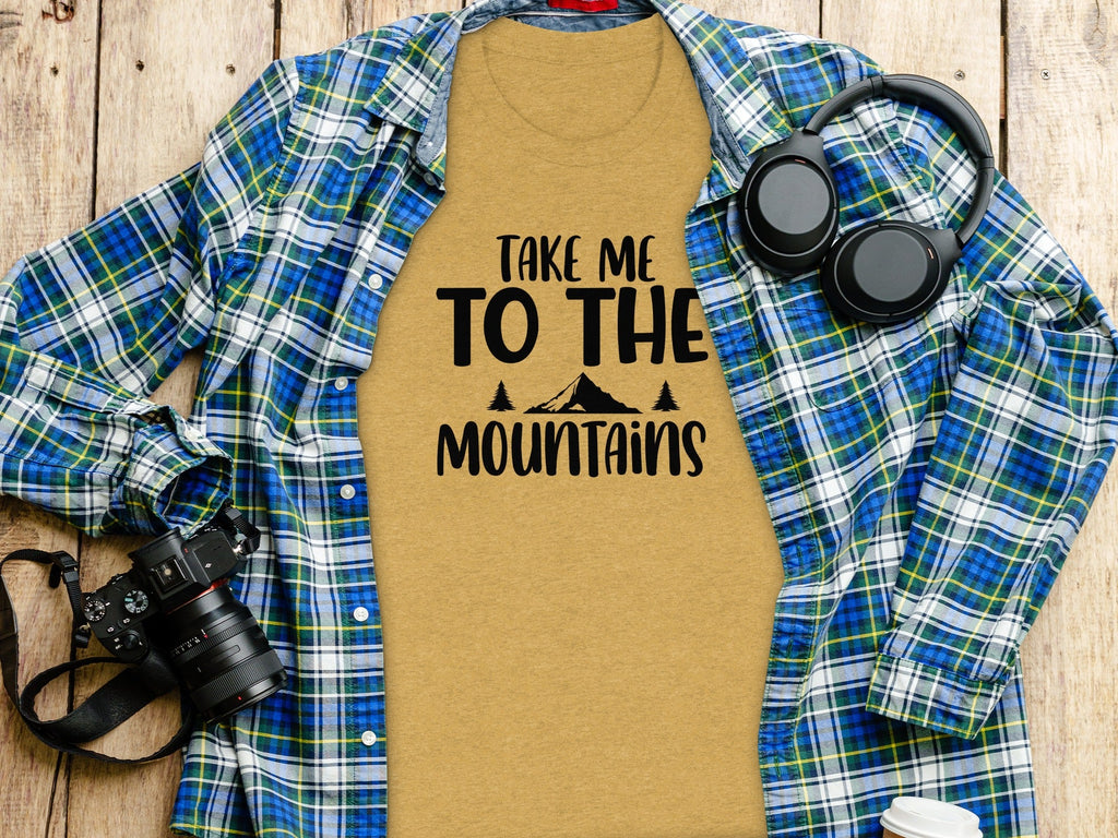 Take Me To The Mountains Adventure Lover Graphic T-Shirt