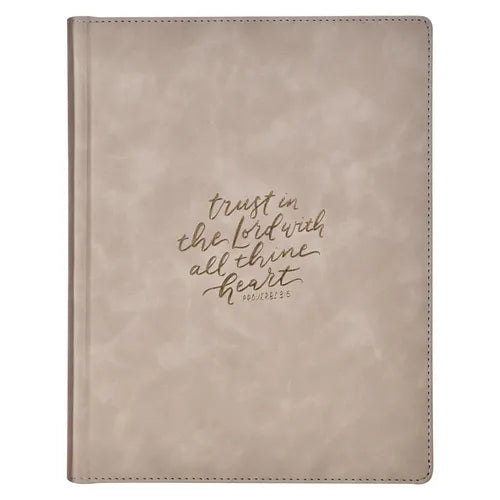KJV Bible Note-Taking LP Faux Leather Hardcover Trust the Lord, Prov. 3:5 - Hardcover