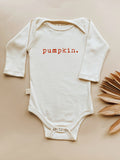 Pumpkin Organic Bodysuit Long Sleeve
