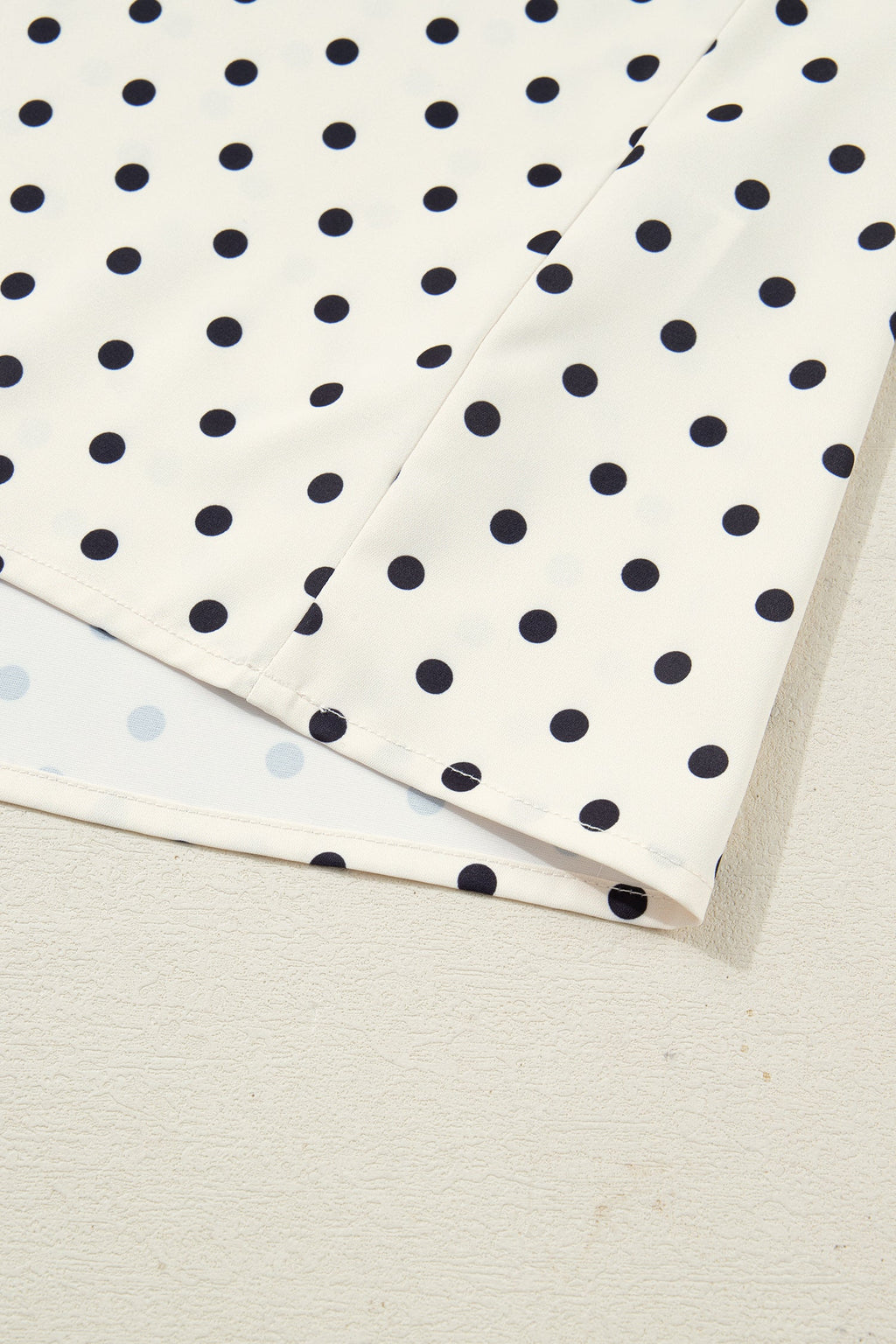 Plus Size Polka Dot Lace V-Neck Sleeveless Top