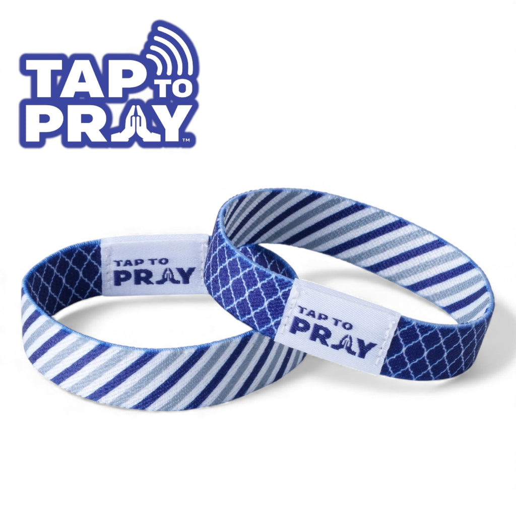 Graphite & Ink Tap to Pray Wristband