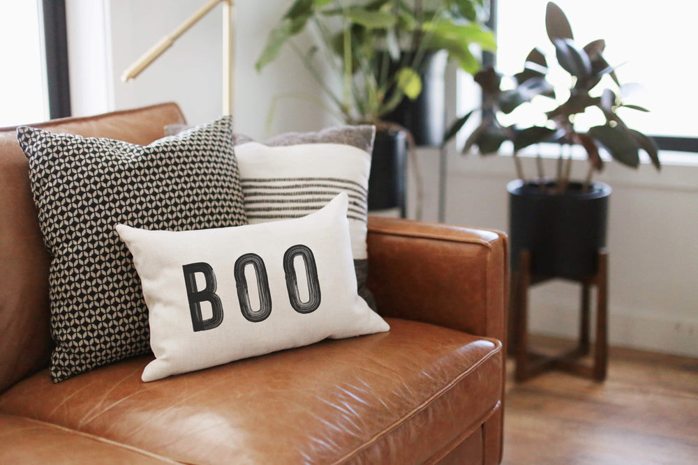 Boo Halloween Pillow