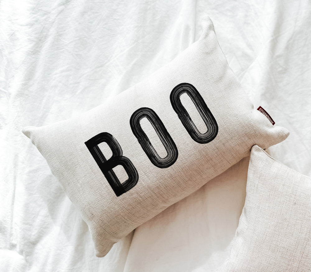 Boo Halloween Pillow