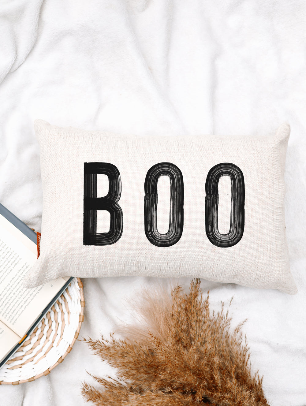 Boo Halloween Pillow