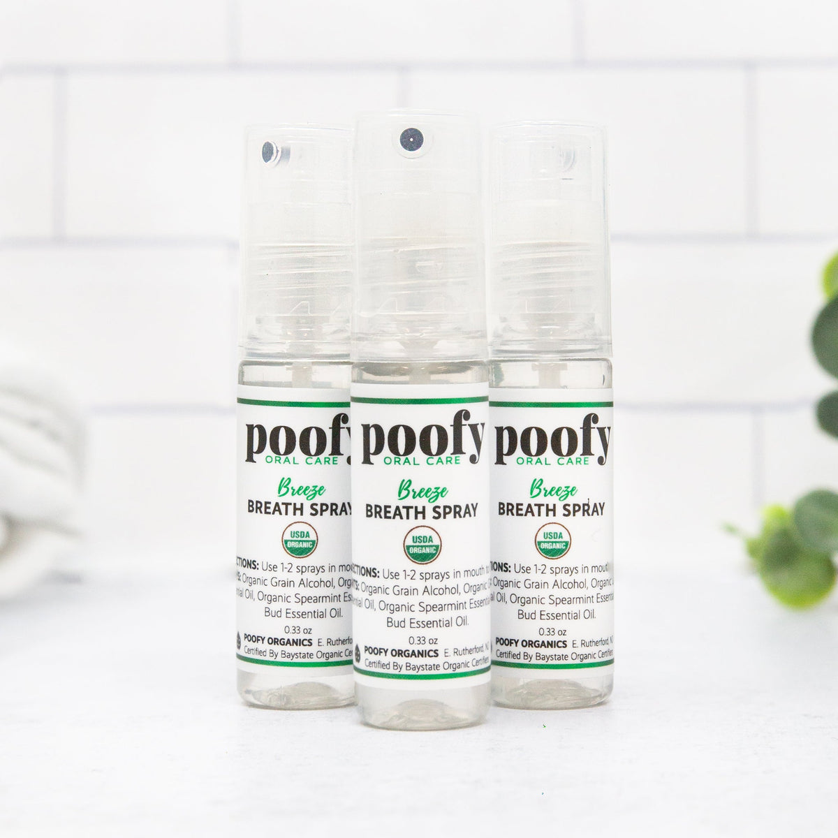 Breeze Breath Spray Organic (3 pk)