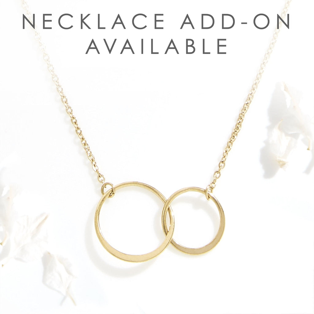 Bridesmaids Double Circle Necklace Spa Gift Box