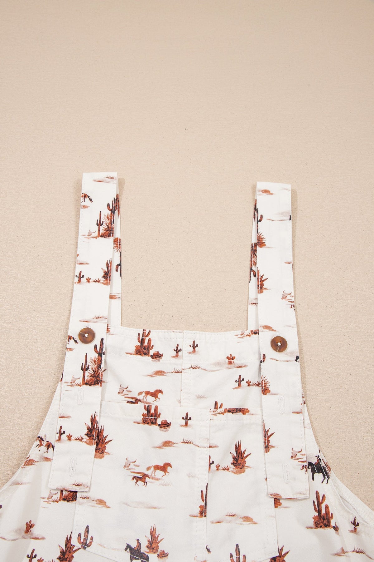 Western Adjustable Buttoned Strap Dungaree Jumpsuit