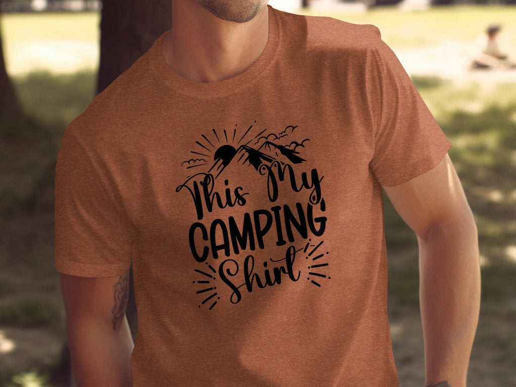 This My Camping Shirt Design Featuring Mountain Graphics T-Shirt