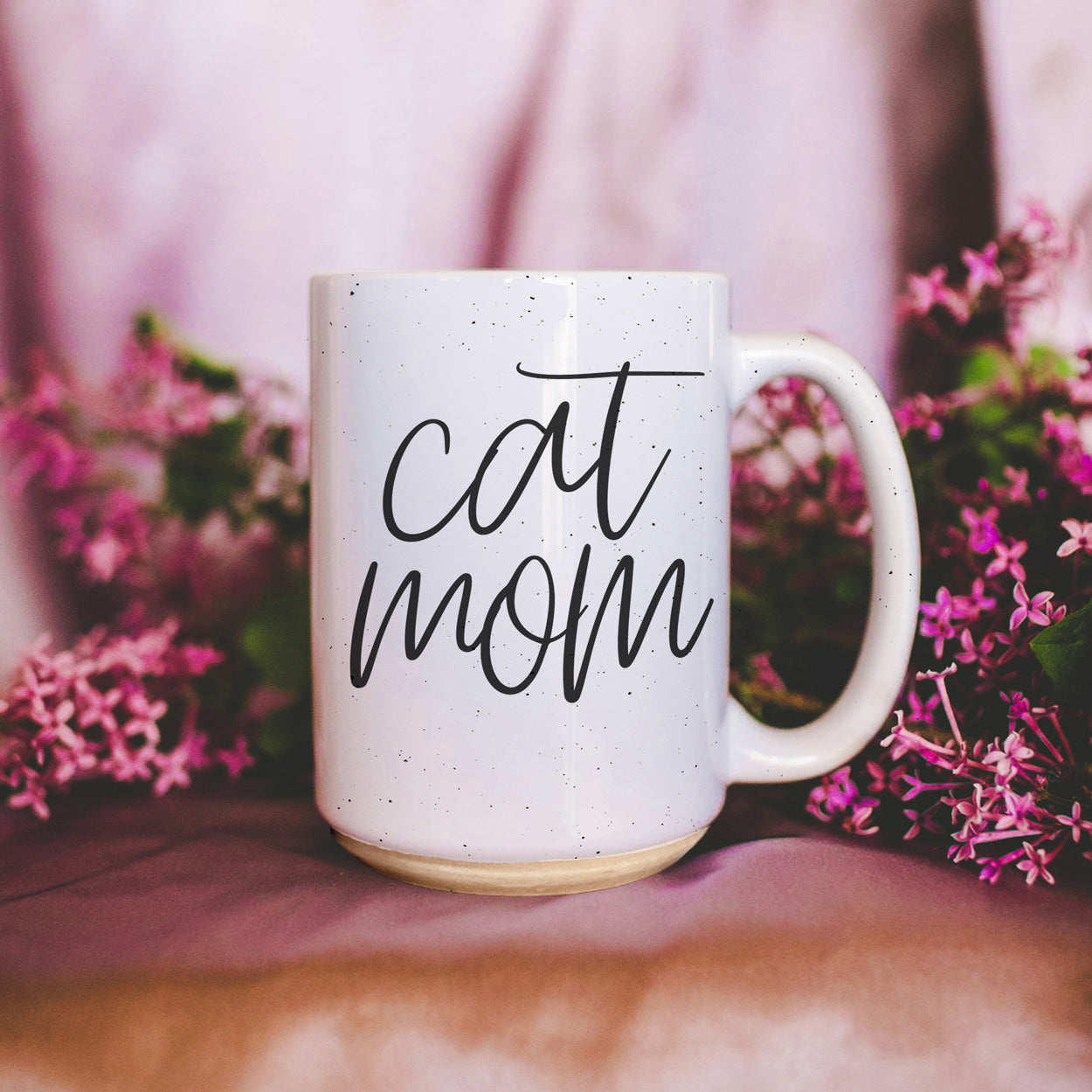 Cat Mom Mug 16oz Ceramic Coffee Cup Funny Cat Lover Gift Dishwasher Safe