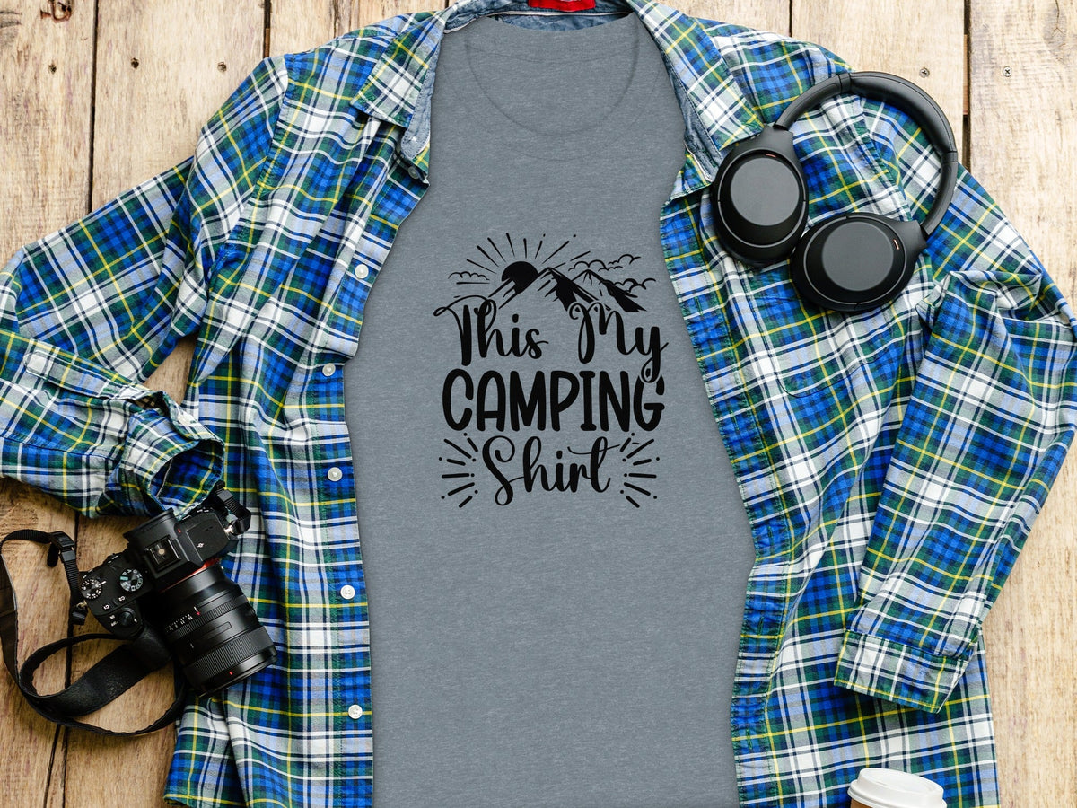 This My Camping Shirt Design Featuring Mountain Graphics T-Shirt