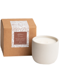 Autumn Leaves Cement Candle