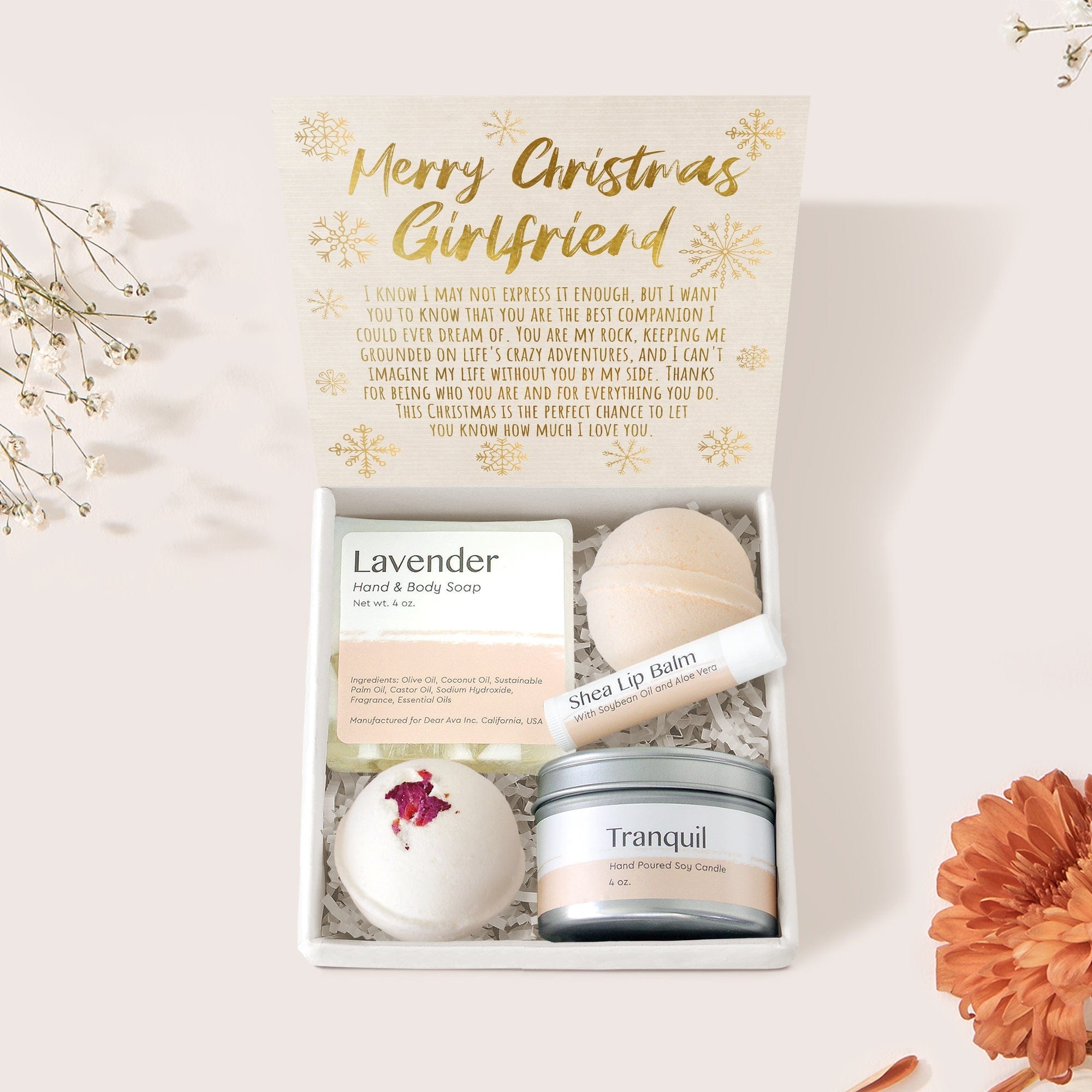 Christmas Gift for Girlfriend Spa Gift Box