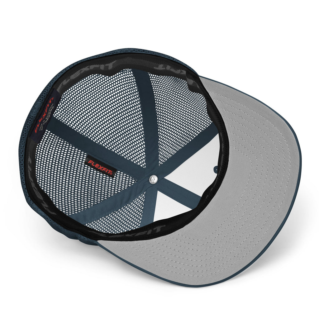Thin Red Line USA Flag Mesh Back Trucker Hat