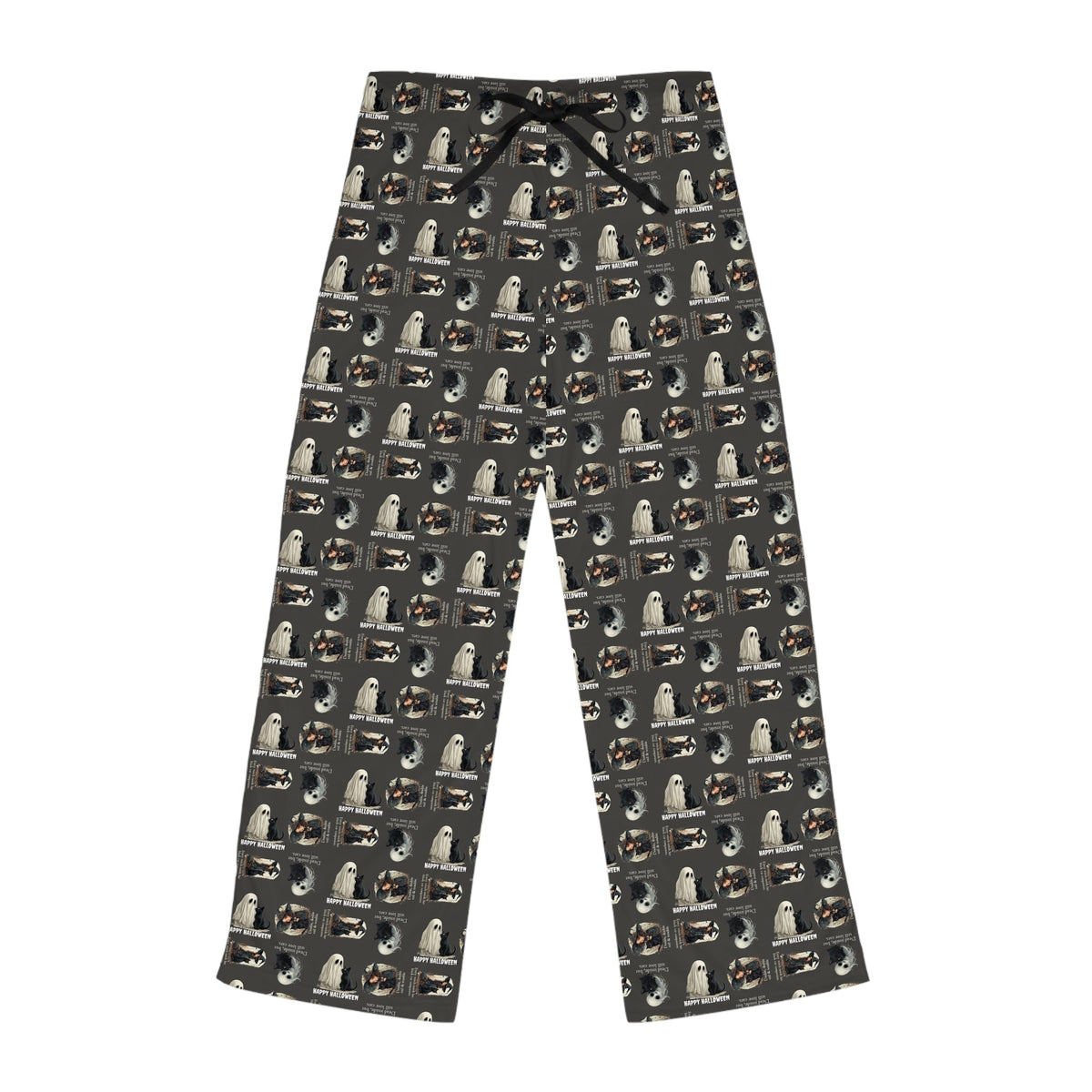 Cozy Halloween Cat Pajama Pants