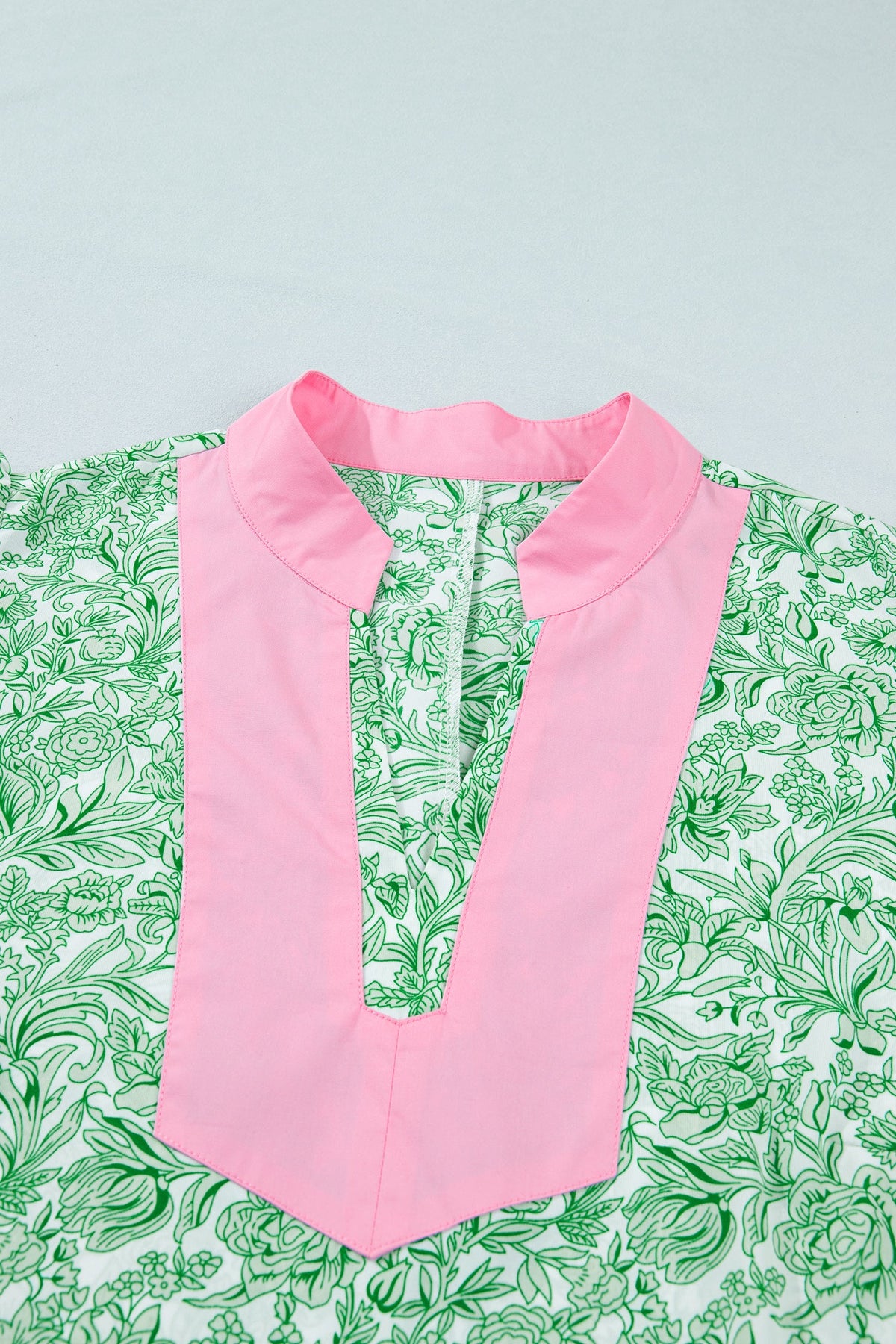 Plus Size Floral Flutter Sleeve Kaftan Maxi Dress
