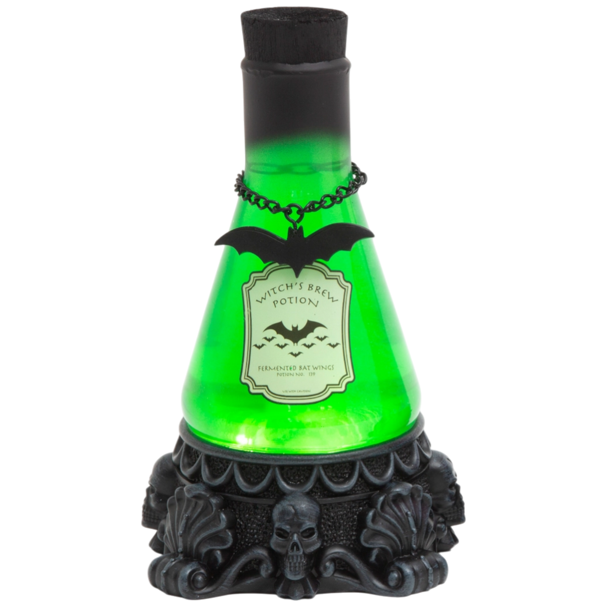 Lighted Halloween Spinning Smoky Potion Waterglobe -