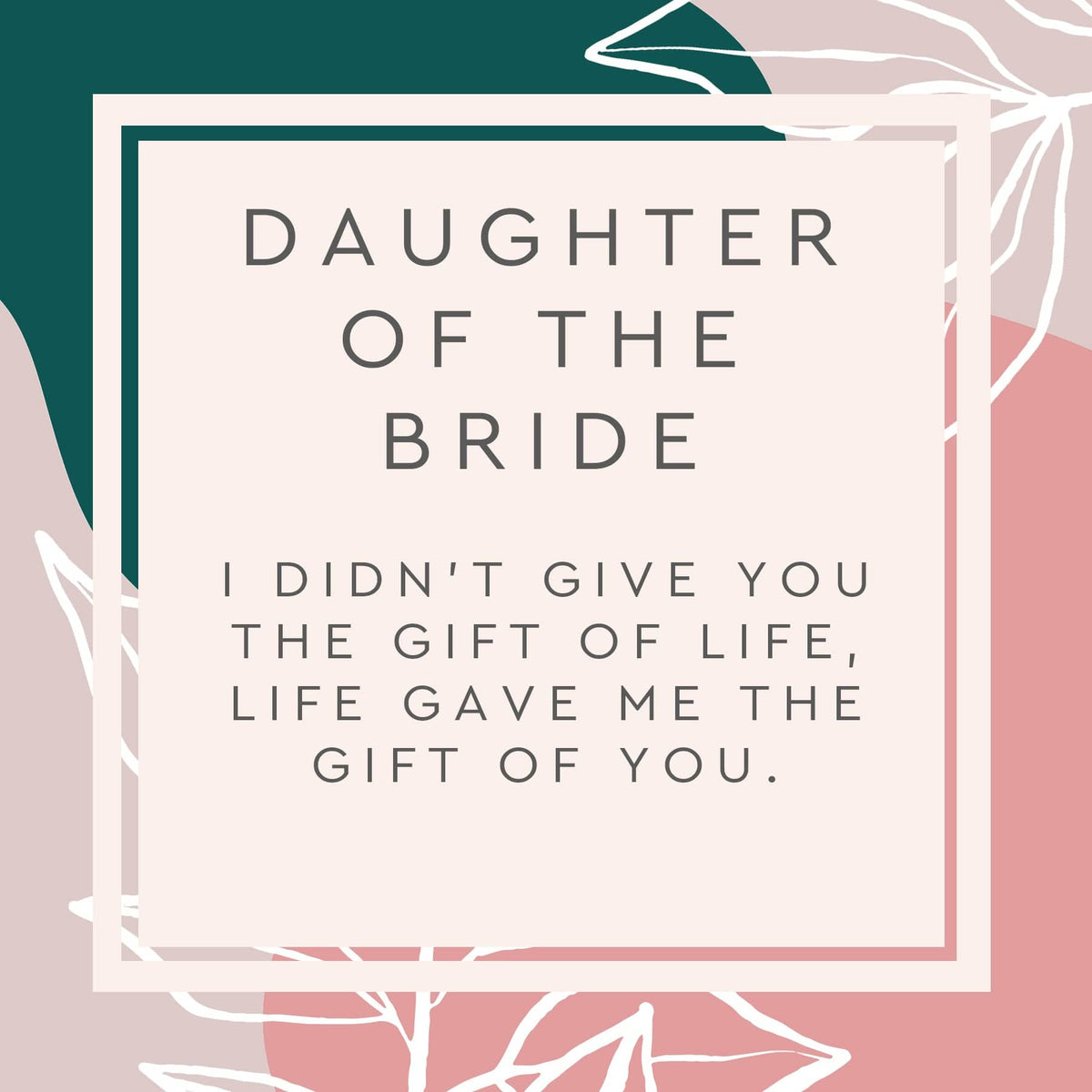 Daughter of the Bride Spa Gift Box