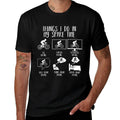 Things I Do In My Spare Time Mountain Bike Funny Biking  Moisture-wicking T-Shirt