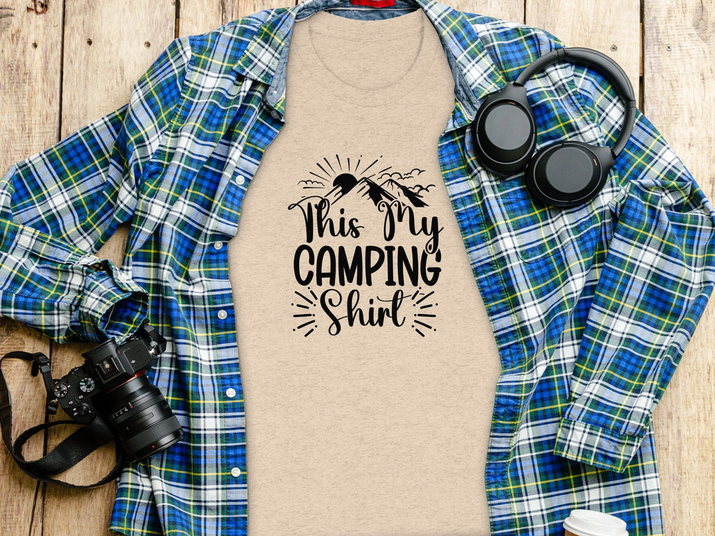 This My Camping Shirt Design Featuring Mountain Graphics T-Shirt