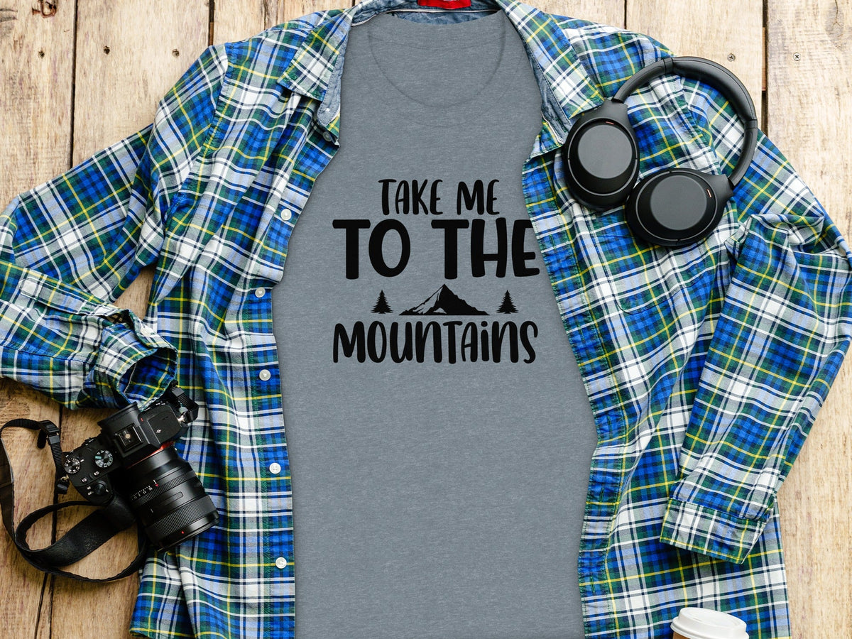 Take Me To The Mountains Adventure Lover Graphic T-Shirt