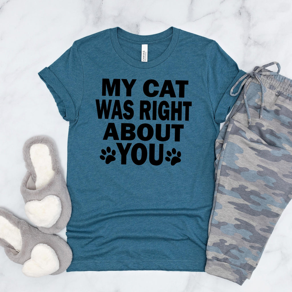 Funny Cat Shirt – Bella Canvas Tee | Cute Cat Mom Shirt Gift Ideas
