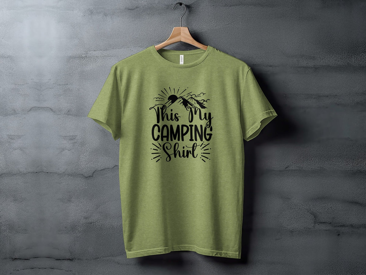 This My Camping Shirt Design Featuring Mountain Graphics T-Shirt