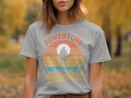 Adventure Above Mountain Sunset Graphic T-Shirt Long Sleeve T-Shirt